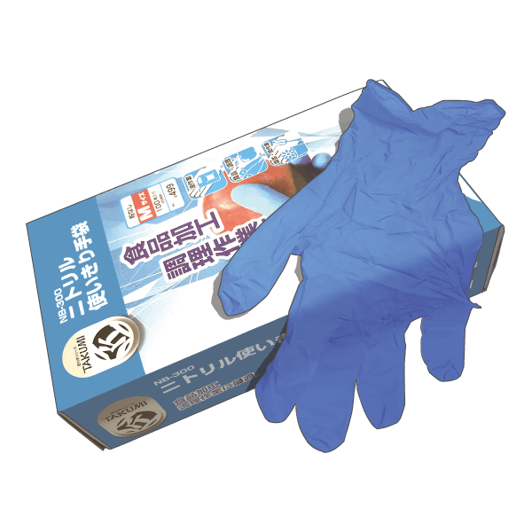 使い捨てゴム手袋