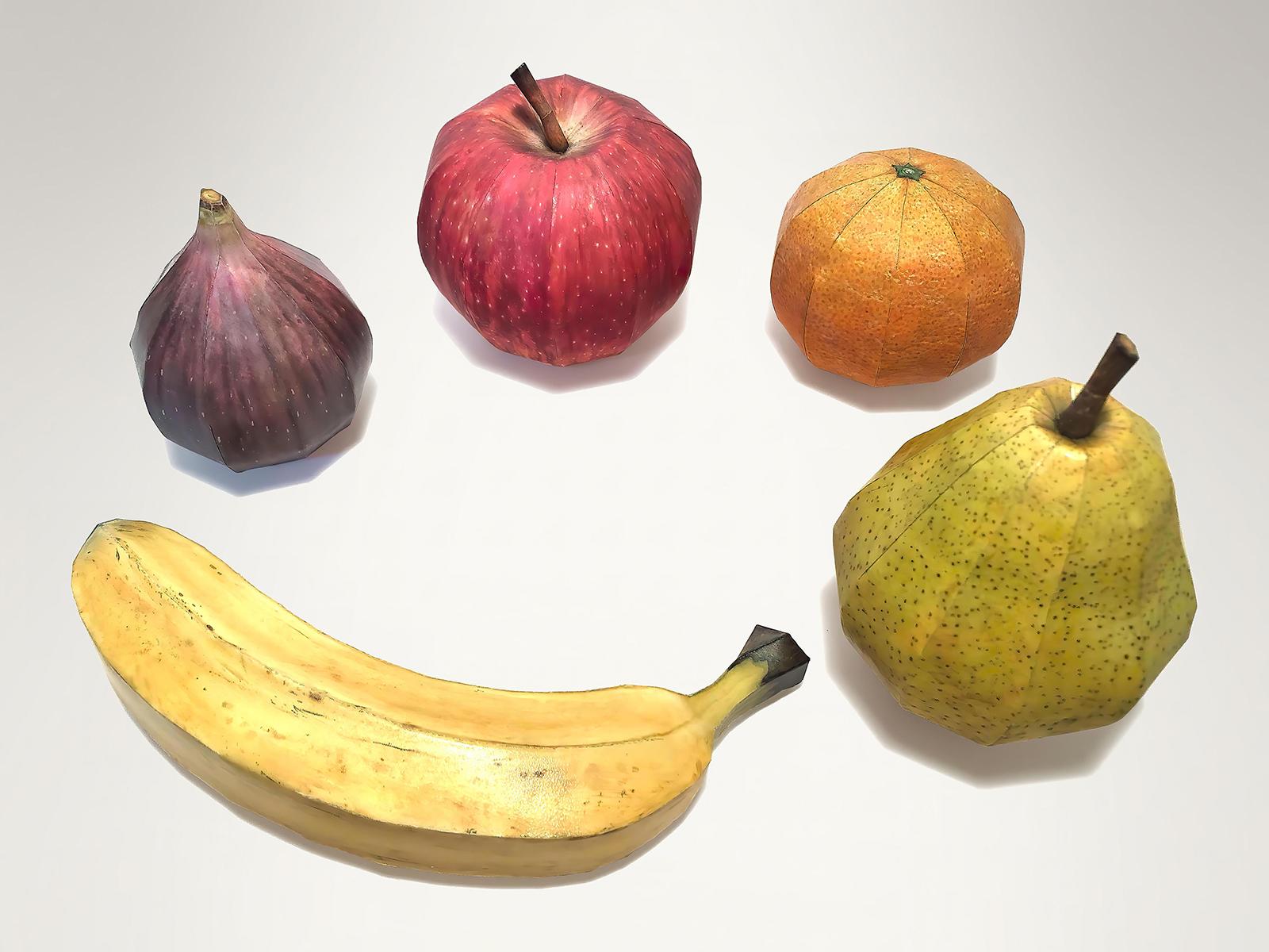 学習支援ツールとしてのペーパークラフト　～彩り果物～