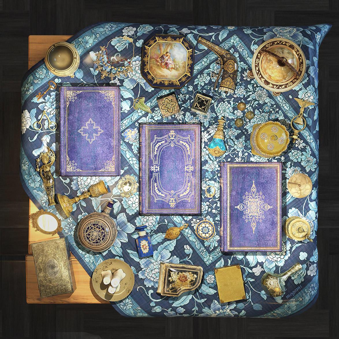 フェイクブックボックス | Navy blue Ⅰ- A型箱