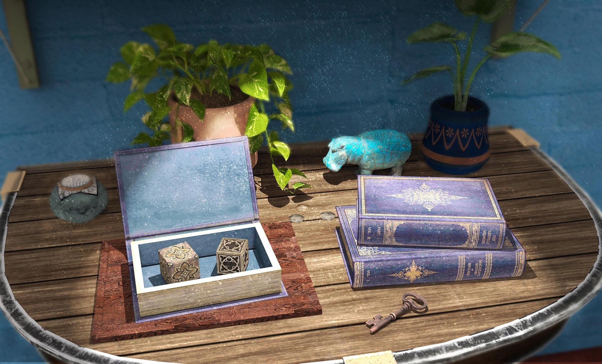 フェイクブックボックス | Navy blue Ⅰ- A型箱