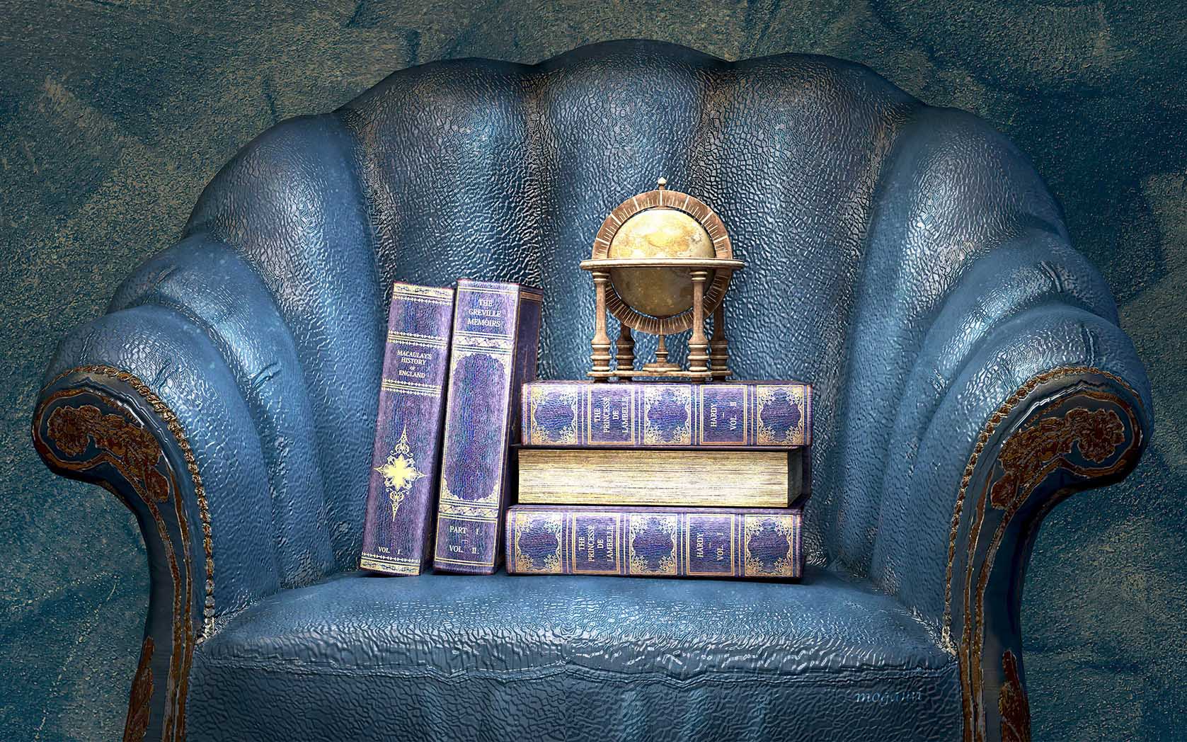 フェイクブックボックス | Navy blue Ⅰ- A型箱