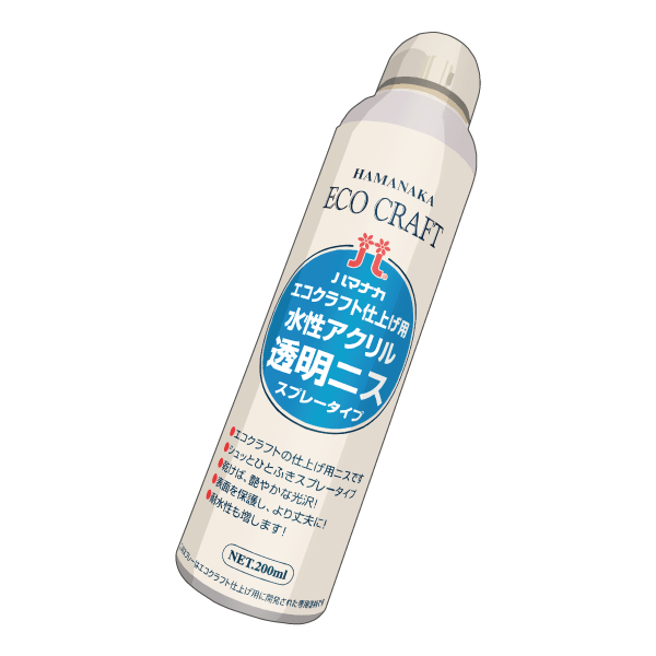 透明ニススプレー