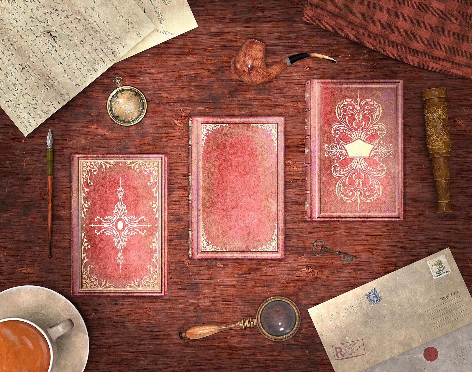 フェイクブックボックス | Wine red Ⅰ- A型箱